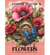 Kolorowanka A4 pionowa 8 obrazków Kwiaty róż