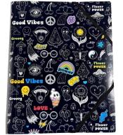 Teczka A4+ plastikowa z gumką Good Vibes