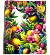 Teczka A4+ plastikowa z gumką Dżungla