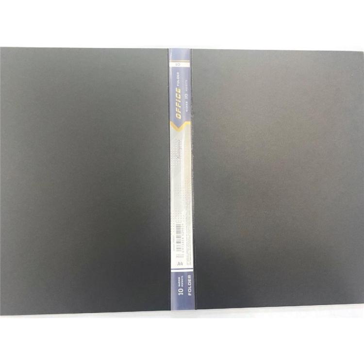 Teczka ofertowa A4+ 10 koszulek Czarna FRESH