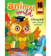 Kolorowanka A4 16 obrazków Świat zwierząt
