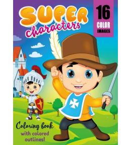 Kolorowanka A4 16 obrazków Wojownicy