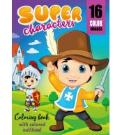 Kolorowanka A4 16 obrazków Wojownicy