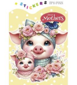 Kolorowanka 135x190 z naklejkami Najdroższe mamy