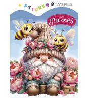 Kolorowanka 135x190 z naklejkami Urocze gnomy