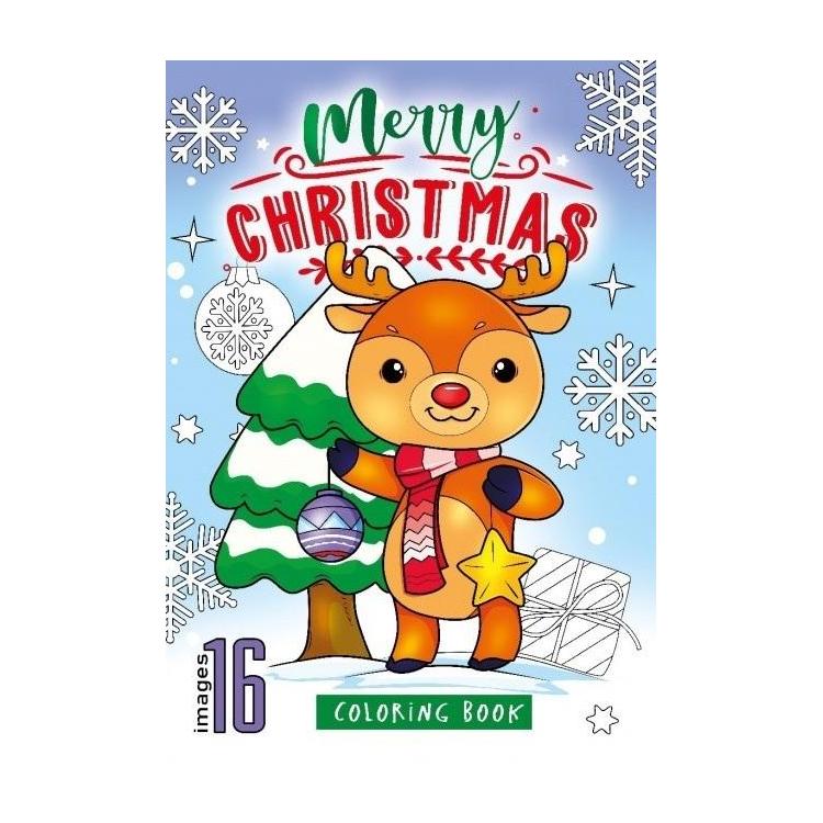 Kolorowanka A4 16 obrazków Boże Narodzenie Święta