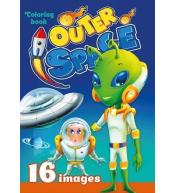 Kolorowanka A4 16 obrazków Kosmos