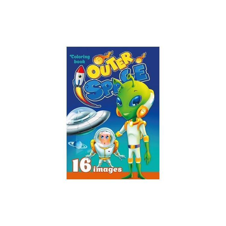 Kolorowanka A4 16 obrazków Kosmos