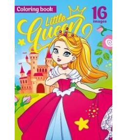 Kolorowanka A4 16 obrazków Mała królewna