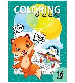 Kolorowanka A4 16 obrazków Zwierzaki