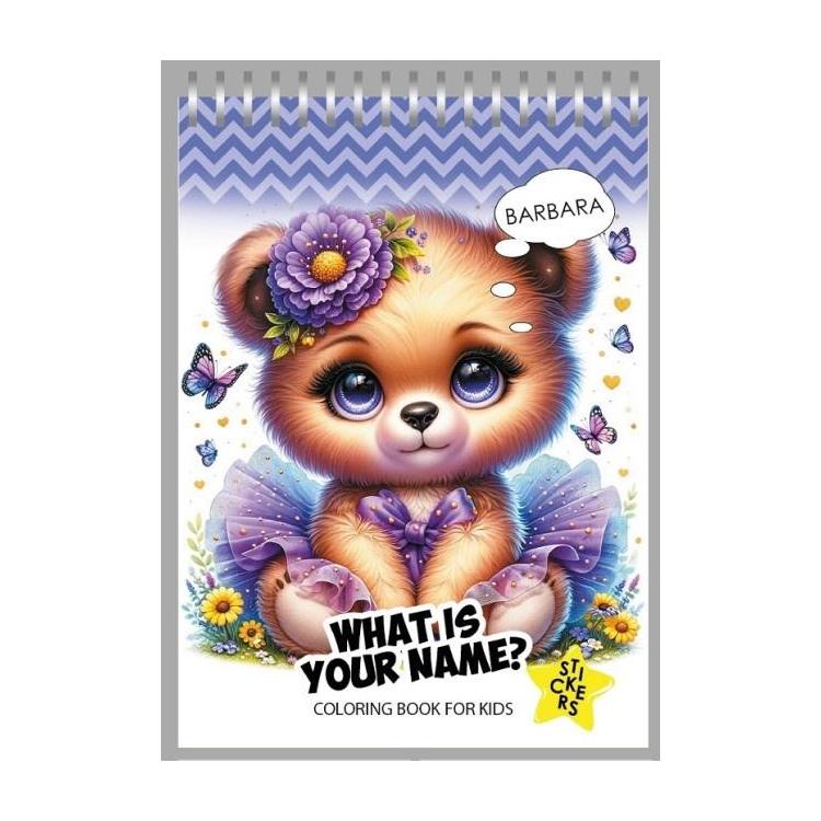 Kolorowanka 105x148 z naklejkami Urocze zwierzątka