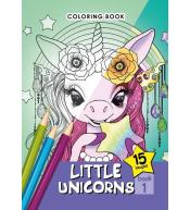 Kolorowanka A5 15 obrazków Małe jednorożce 1