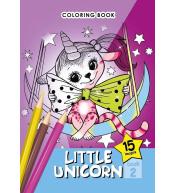 Kolorowanka A5 15 obrazków Małe jednorożce 2