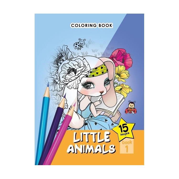 Kolorowanka A5 15 obrazków Małe zwierzątka 1