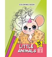 Kolorowanka A5 15 obrazków Małe zwierzątka 2
