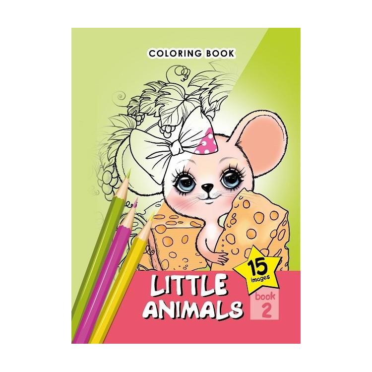 Kolorowanka A5 15 obrazków Małe zwierzątka 2