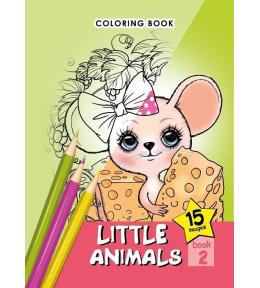 Kolorowanka A5 15 obrazków Małe zwierzątka 2
