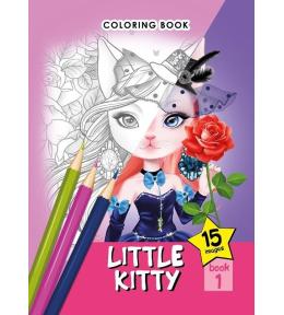 Kolorowanka A5 15 obrazków Małe kotki 1