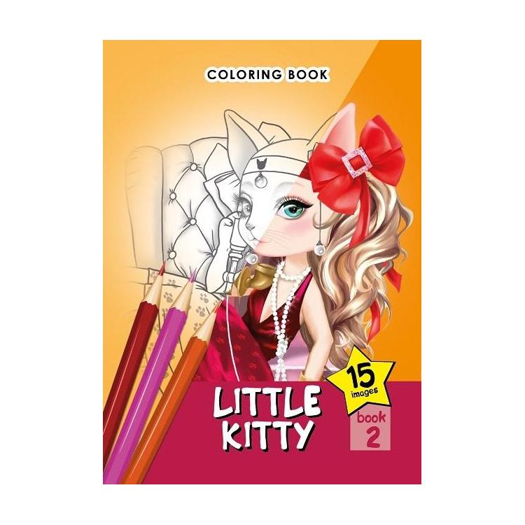 Kolorowanka A5 15 obrazków Małe kotki 2