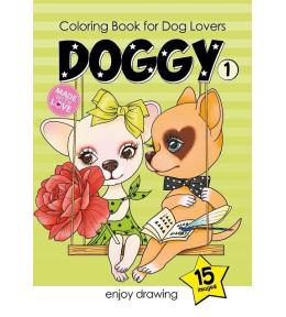 Kolorowanka A5 15 obrazków Pieski 1