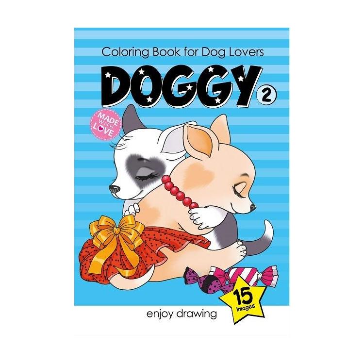 Kolorowanka A5 15 obrazków Pieski 2