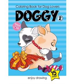 Kolorowanka A5 15 obrazków Pieski 2