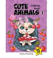 Kolorowanka A5 15 obrazków Słodkie zwierzaki 2