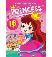 Kolorowanka A5 16 obrazków Księżniczka