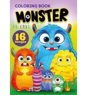 Kolorowanka A5 16 obrazków Potworki