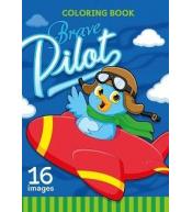 Kolorowanka A5 16 obrazków Dzielny pilot