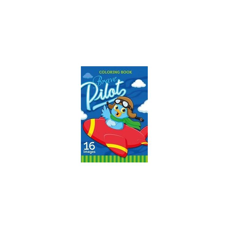 Kolorowanka A5 16 obrazków Dzielny pilot