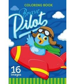 Kolorowanka A5 16 obrazków Dzielny pilot