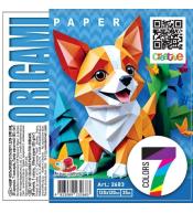 Papier do origami 120x120 35 arkuszy 80g/m2 Pies