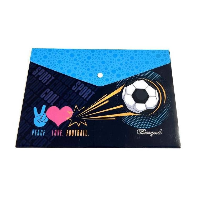 Teczka A4+ plastikowa z klipsem Piłka nożna