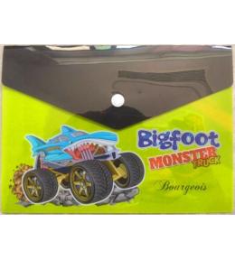 Teczka A5+ plastikowa z klipsem Koty Monster Truck