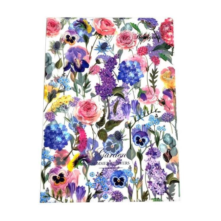 Teczka A4+ plastikowa koszulka L Kwiaty