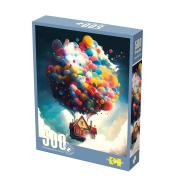 Puzzle 500 latający domek