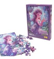 Puzzle z brokatem księżniczka 100 elementów