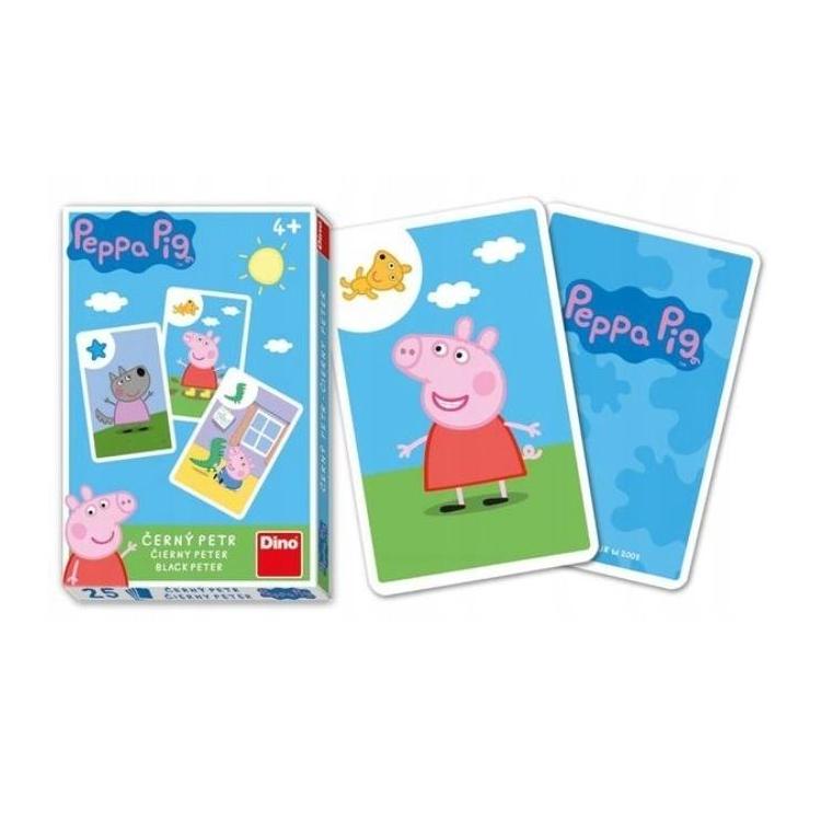Karty do gry dla dzieci Czarny Piotruś Peppa