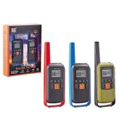 Walkie talkie z latarką zasięg do 3km MIX