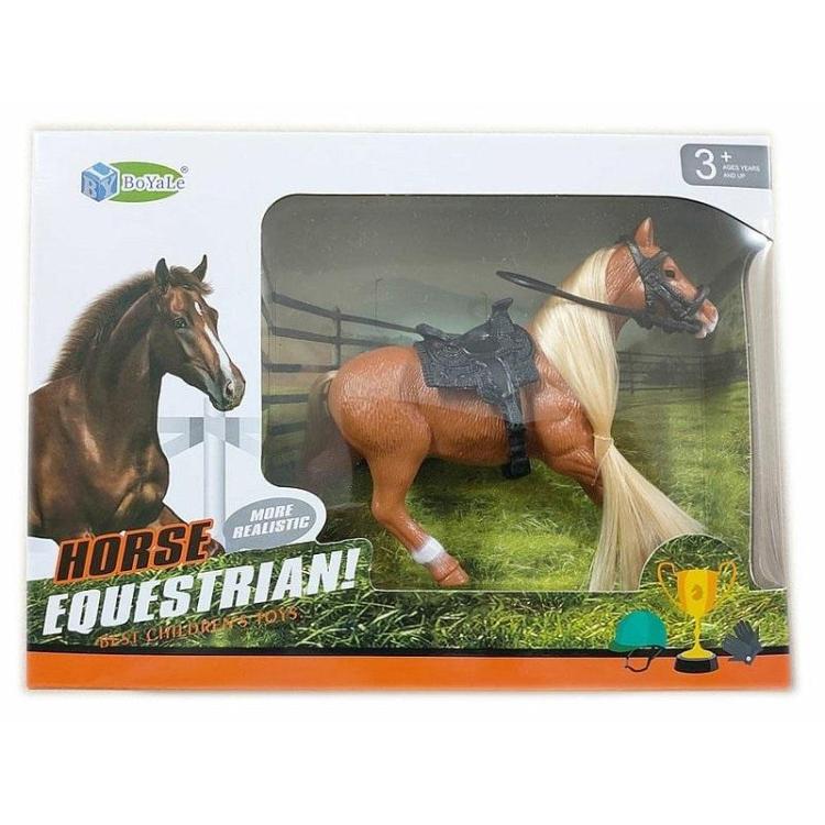 Koń z długą grzywą