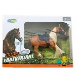 Koń z długą grzywą