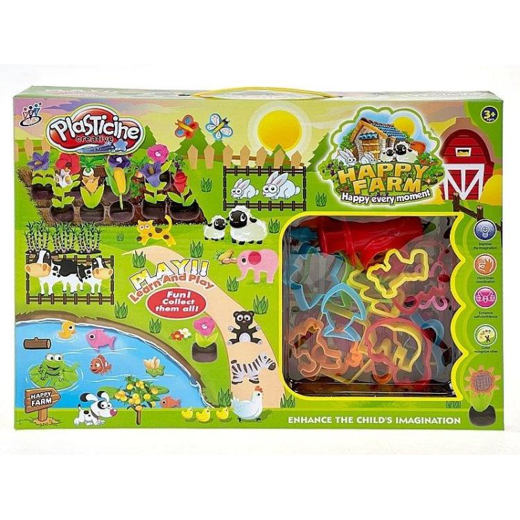 Zestaw ciastoliny z akcesoriami Happy Farm