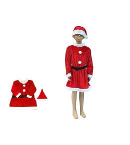 Strój Pani Mikołajowej welurowy 13-15lat