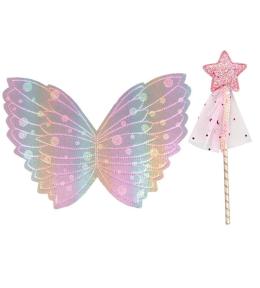 Skrzydełka jednorożca z różdżką