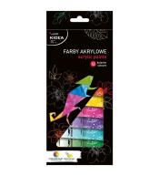 Farby akrylowe 12x12ml KIDEA