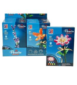 Klocki kwiaty ze światłem MIX