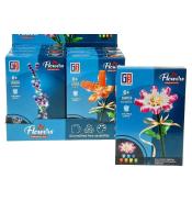 Klocki kwiaty ze światłem MIX