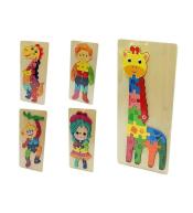 Układanka drewniana MIX