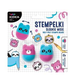 Stempelek wańka wstańka Misie KIDEA